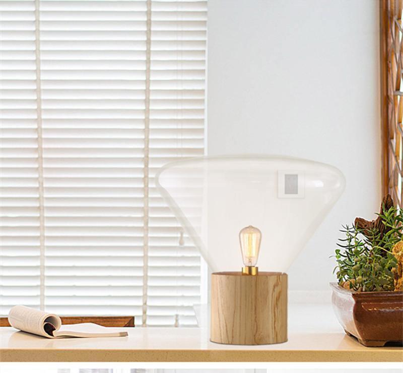 Sylirella Minimalistische Tischleuchte aus Holz