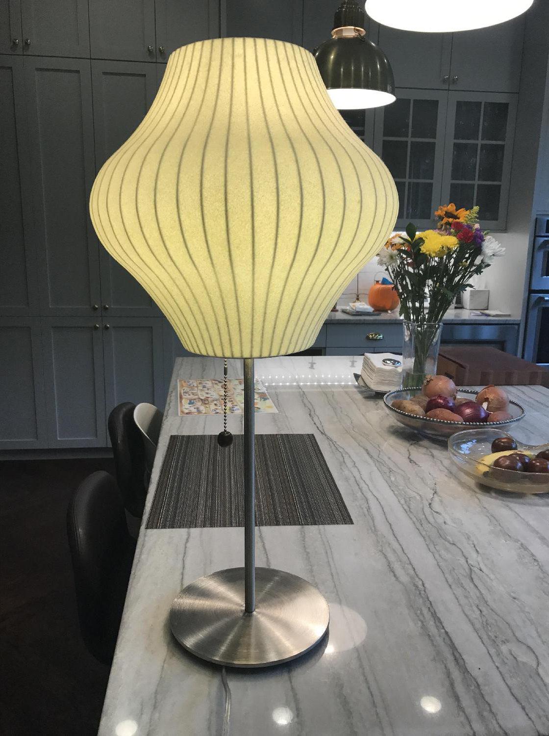 Solisive Stahl Kunst Tischleuchte