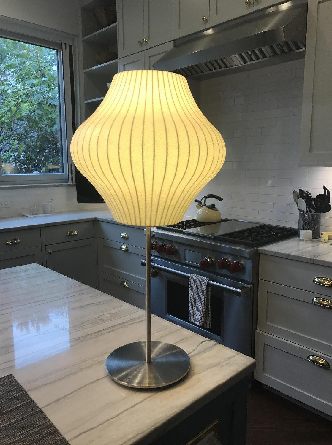 Solisive Stahl Kunst Tischleuchte