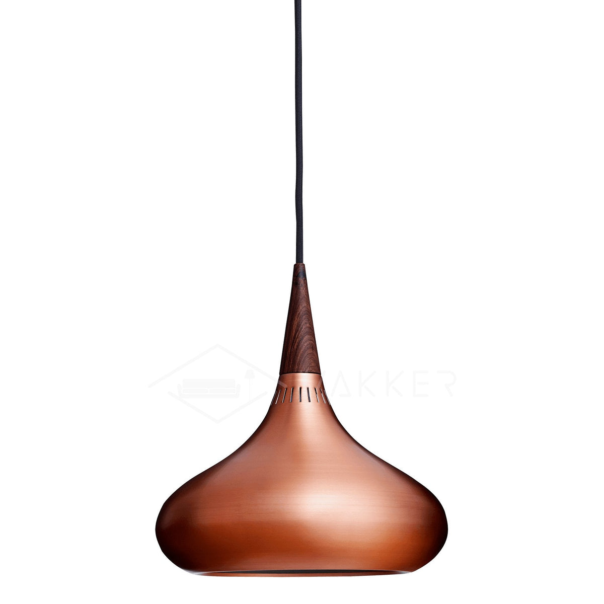 Aelorn Pendelleuchte aus Aluminium und Holz im Industriedesign