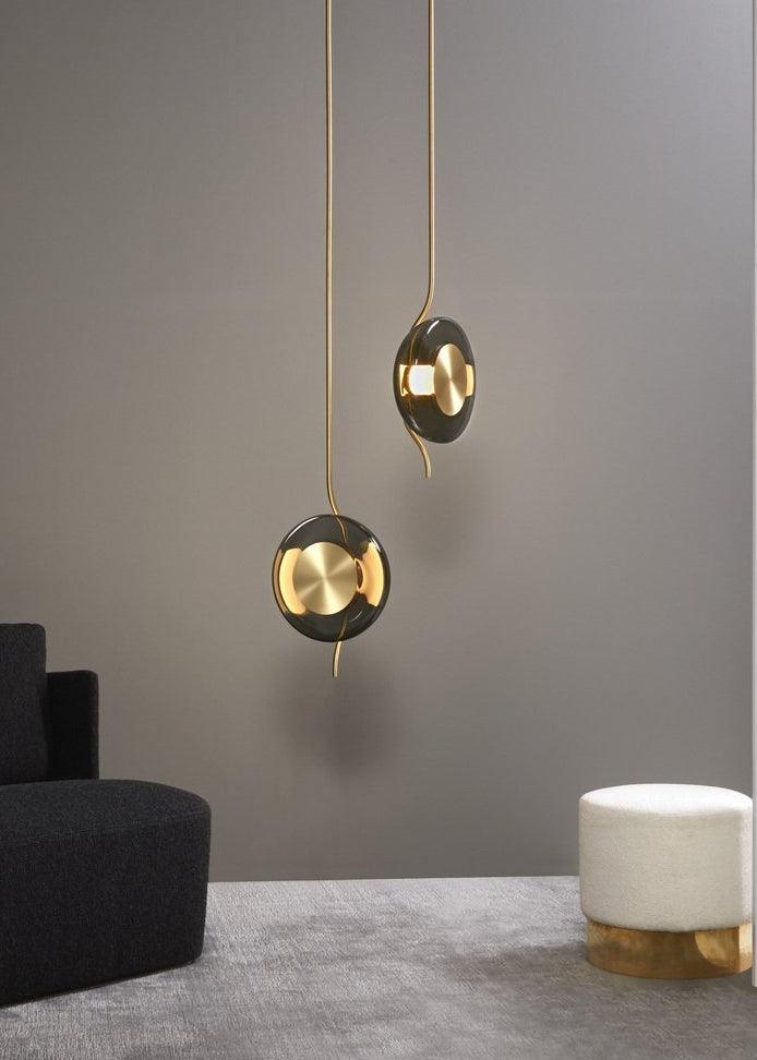Umirus zeitgenössische minimalistische Pendelleuchte aus Glas