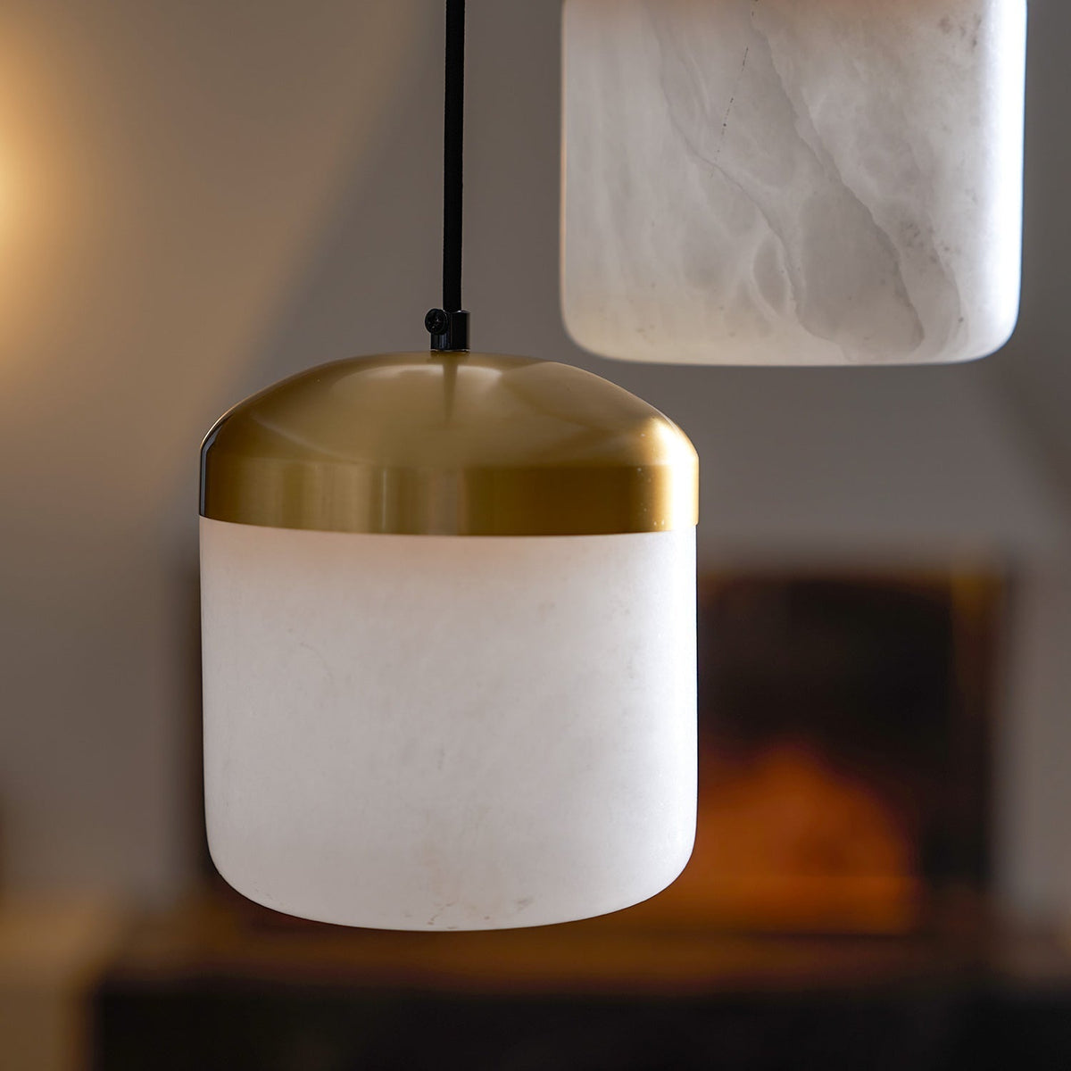 Arquesian Alabaster Pendelleuchte