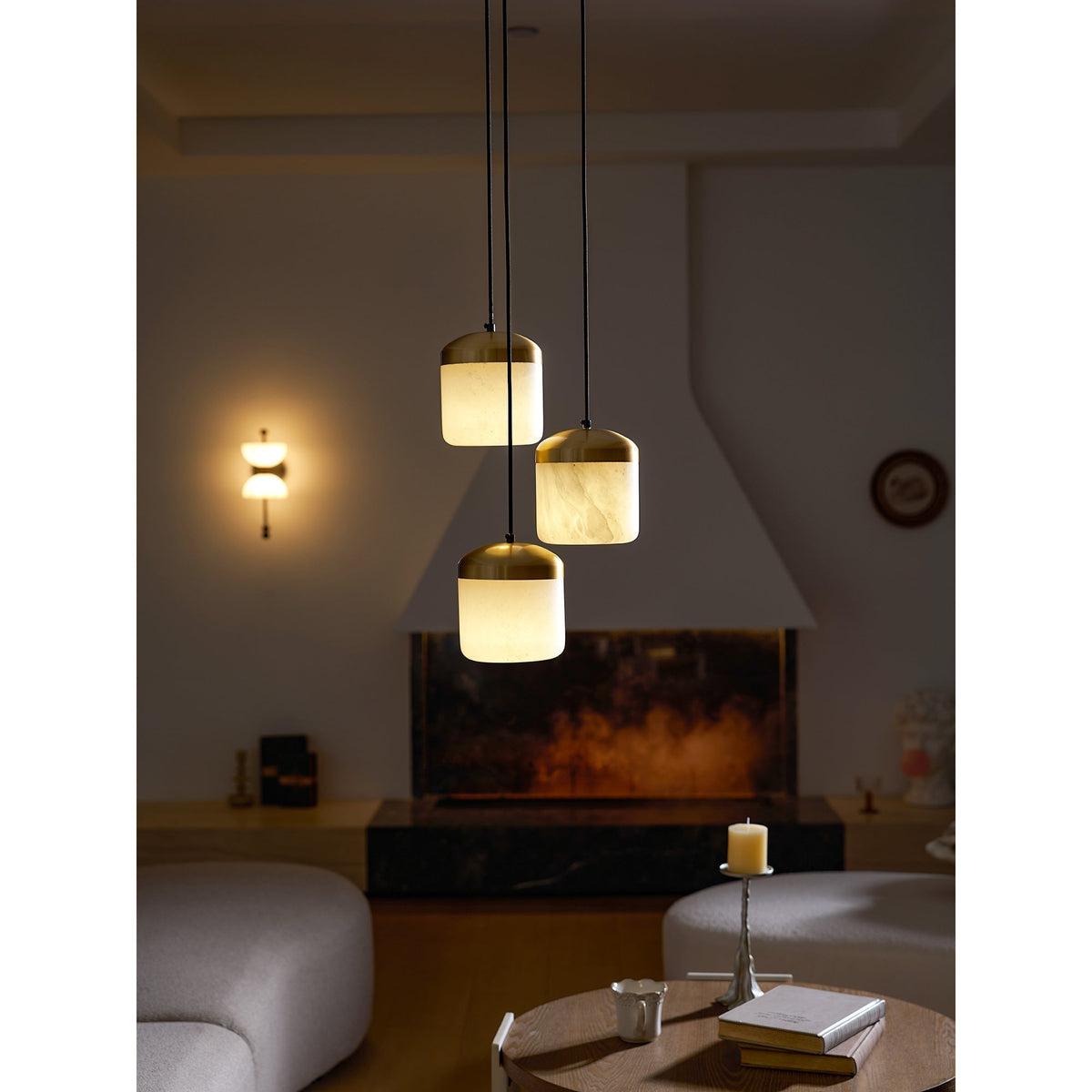 Arquesian Alabaster Pendelleuchte