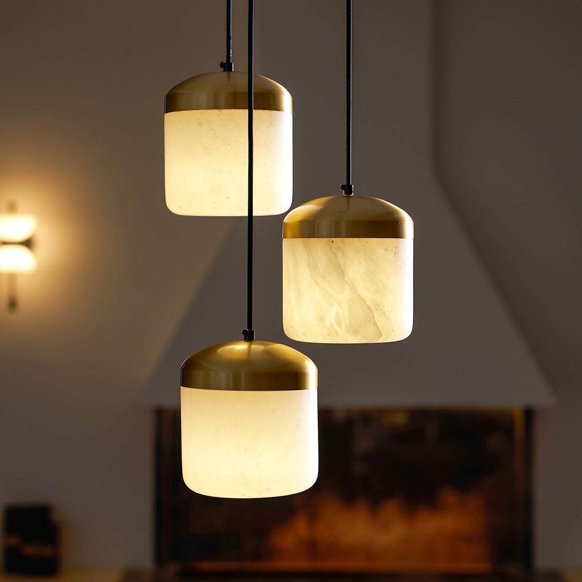 Arquesian Alabaster Pendelleuchte