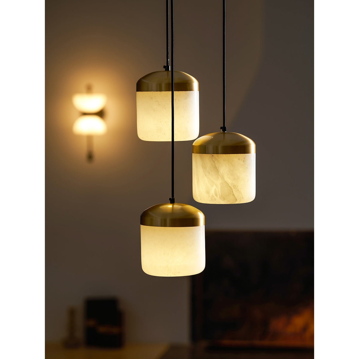 Arquesian Alabaster Pendelleuchte