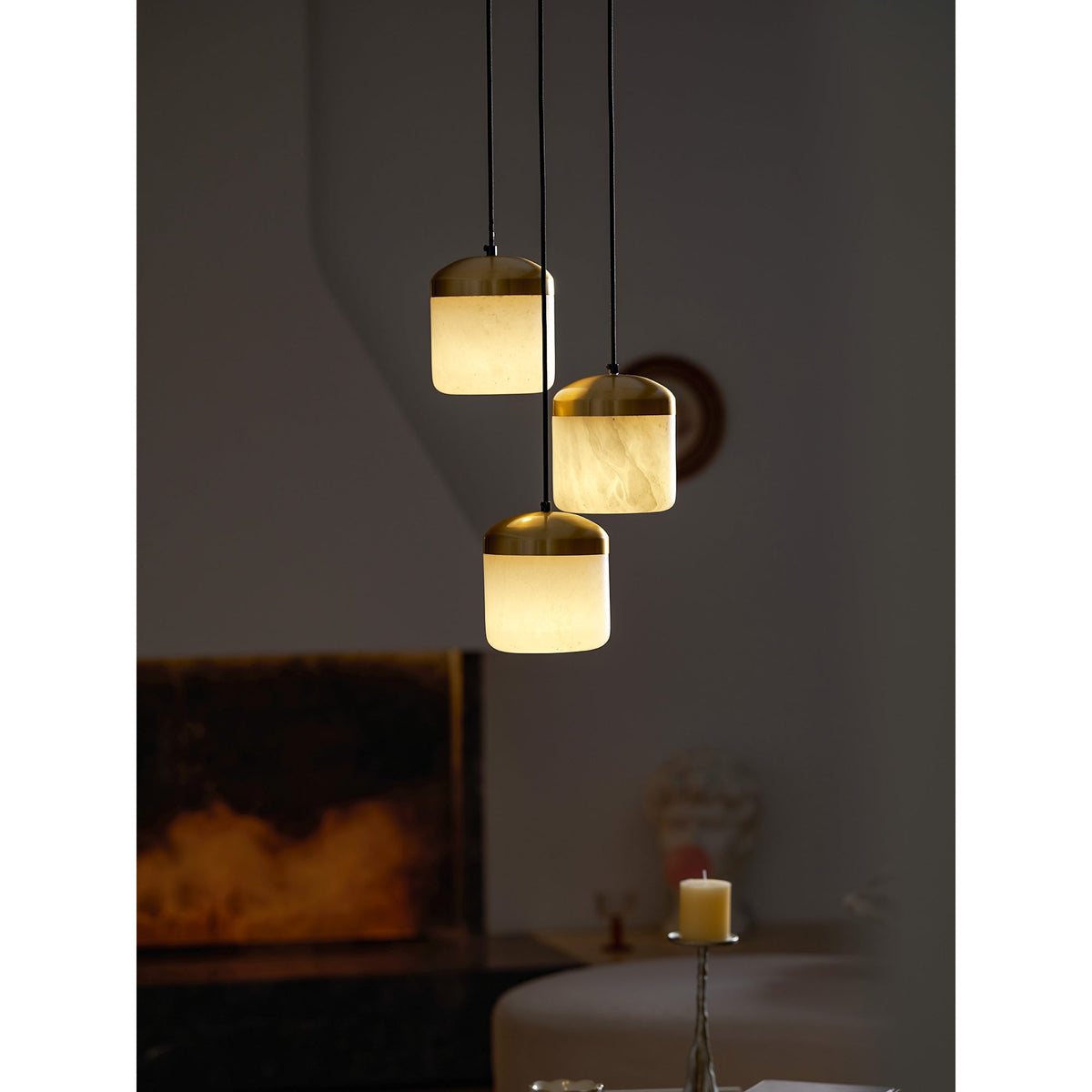 Arquesian Alabaster Pendelleuchte