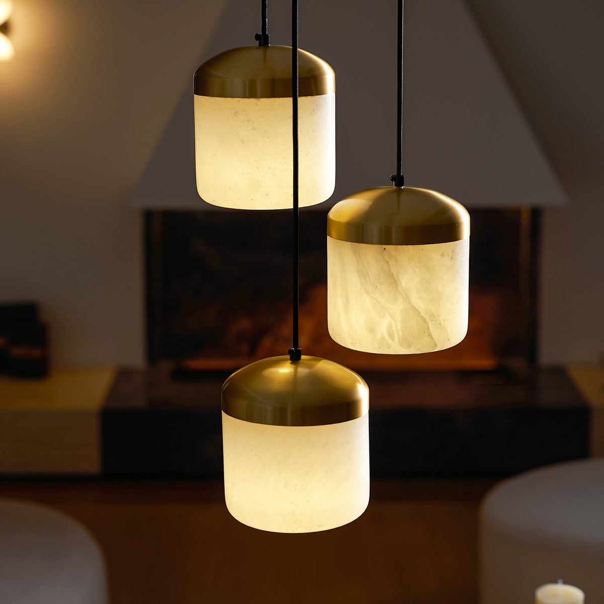 Arquesian Alabaster Pendelleuchte