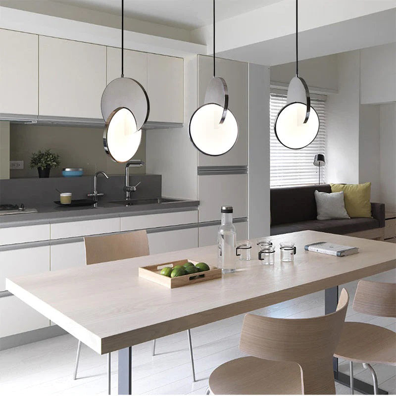 Arisha Modern LED Pendelleuchte Gold/Silver Schlaf/Wohn/Esszimmer Metall
