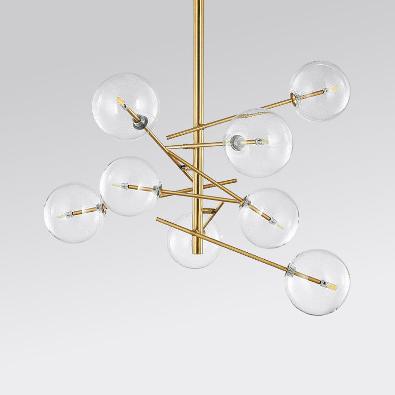 Aveno Kronleuchter LED Kristall transparent