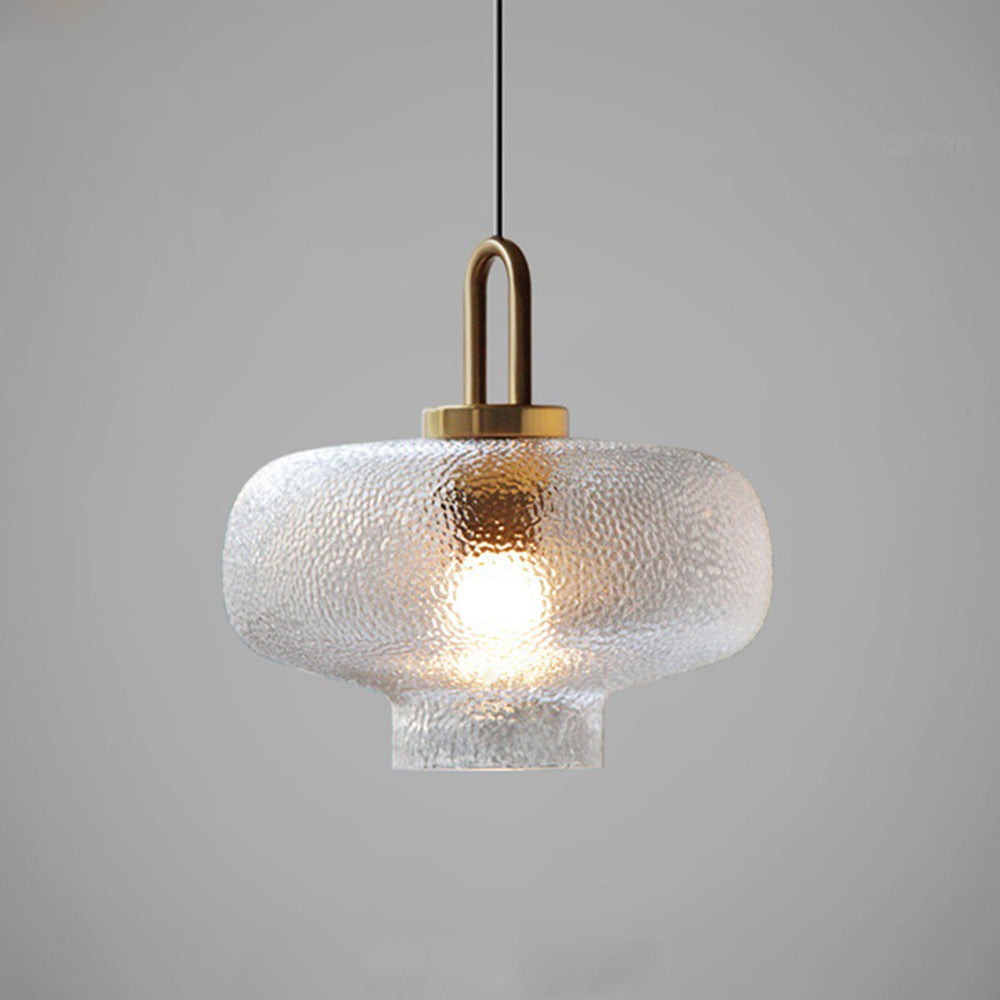 Valentina Minimalistische Metall/Glas Pendelleuchte, Wohnzimmer, LED