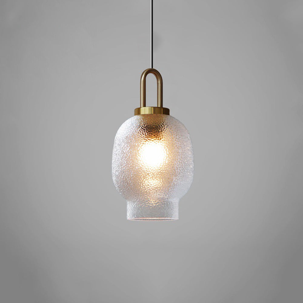 Valentina Minimalistische Metall/Glas Pendelleuchte, Wohnzimmer, LED