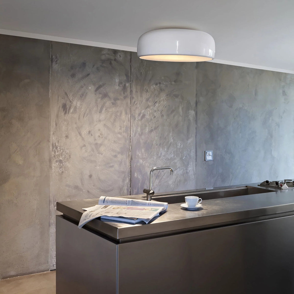 Aria Vintage LED Deckenleuchte Metall Schlafzimmer Küche
