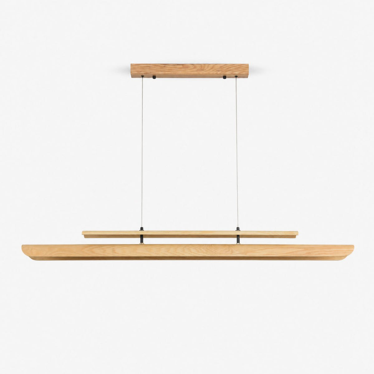 Lignelle lineare Pendelleuchte aus Holz
