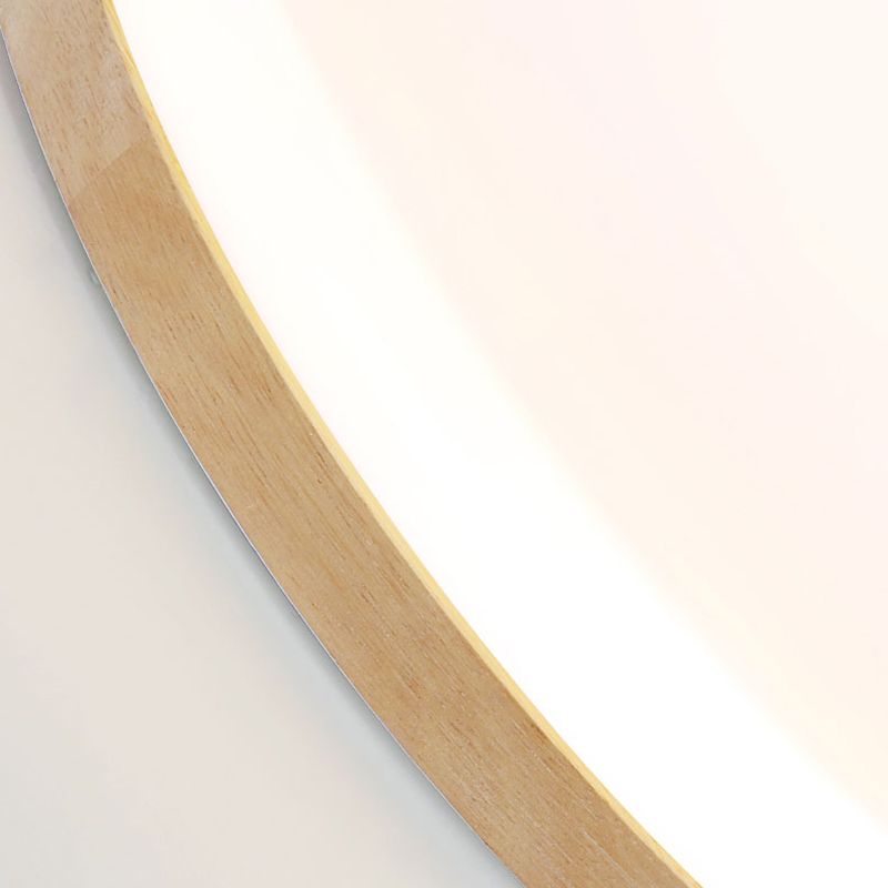 Muto  Deckenleuchte  Holz Schale, Weiß, Modern LEDWohnzimmer/Schlafzimmer