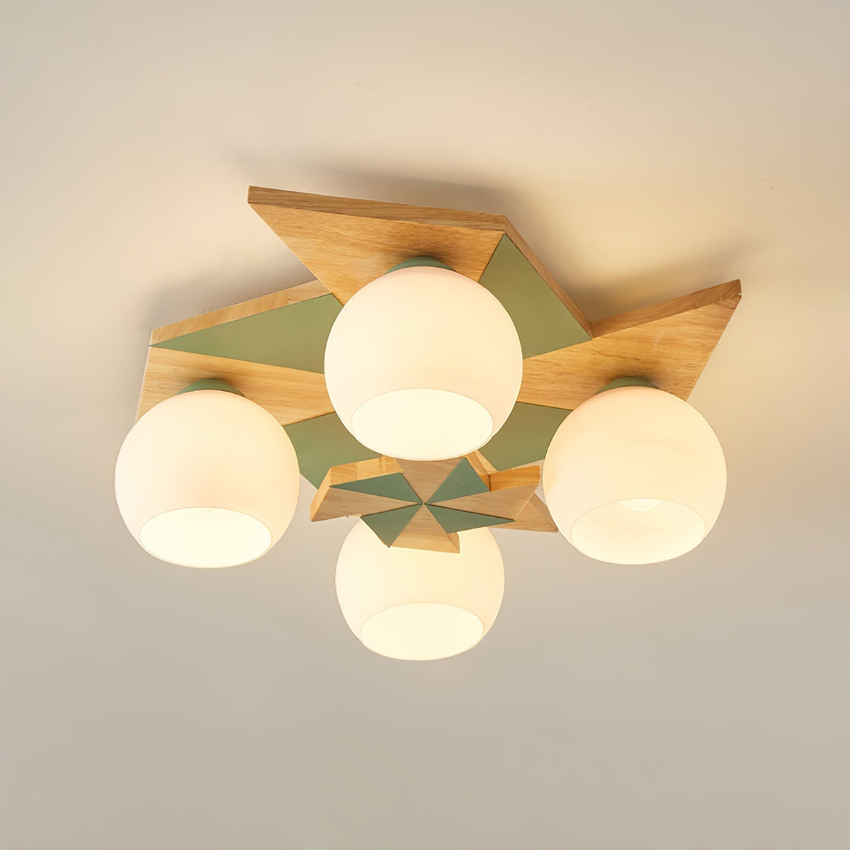 Ewooda Deckenleuchte aus Holz